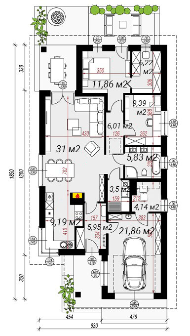 114-проект дома-план-1